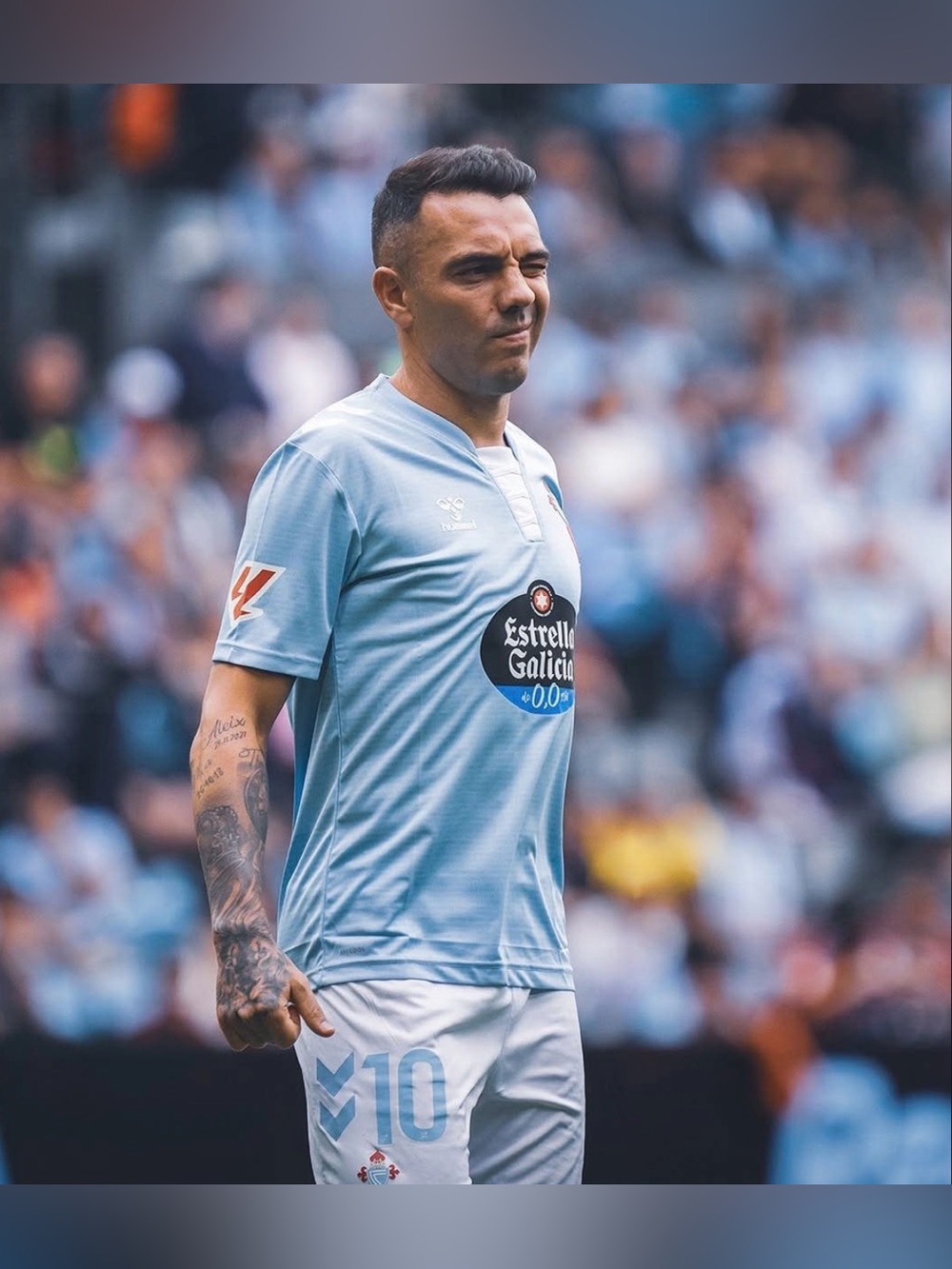 Hummel Authentic 2024/2025 Celta Vigo Iago Aspas #10 Spain Jersey Men’s Sz: S - Picture 2 of 8